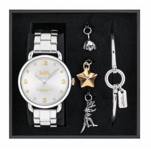 Coach Delancey Ladies Watch and Charms Gift Set - 14000056-The Watch Factory Australia