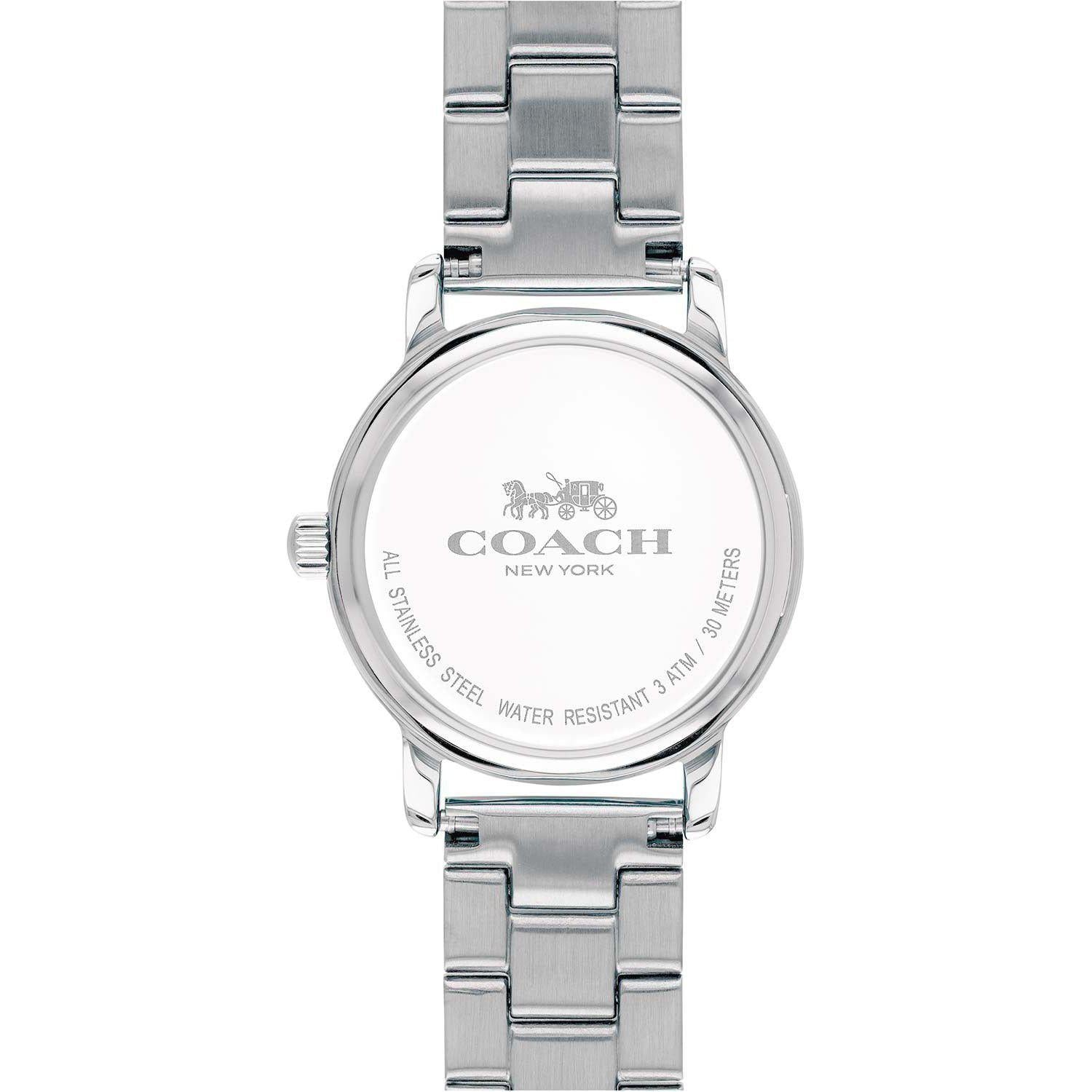 Coach Grand Silver Ladies Watch - 14502975-The Watch Factory Australia
