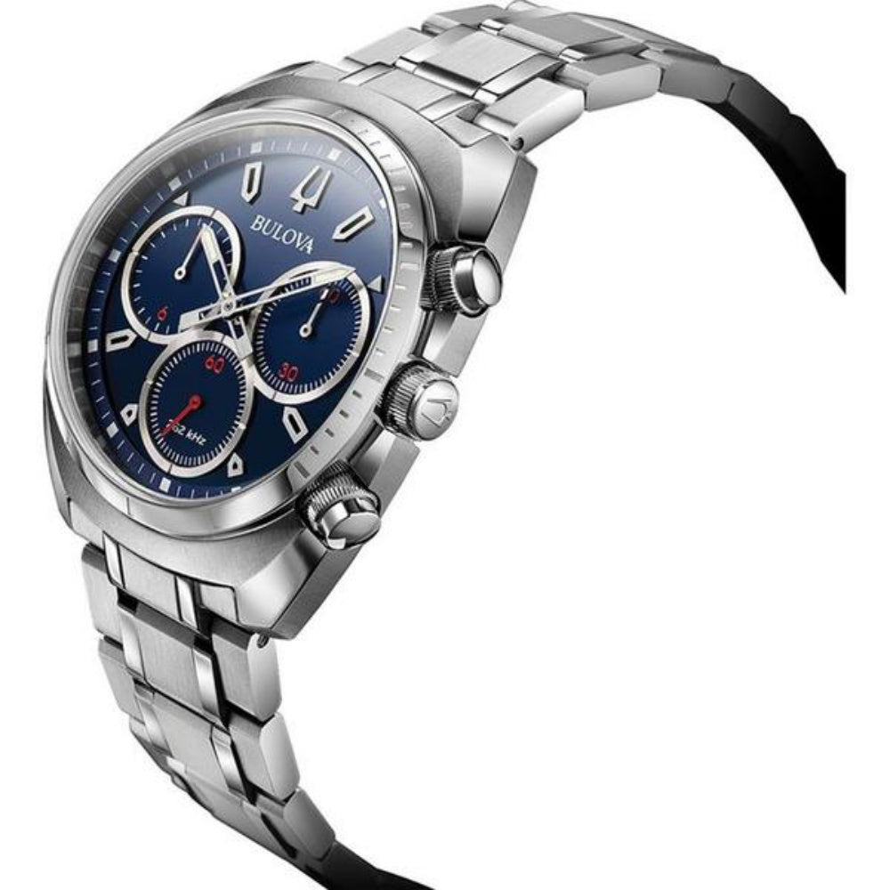Bulova Curv Gents Chronograph Stainless Steel Men's Watch - 96A185