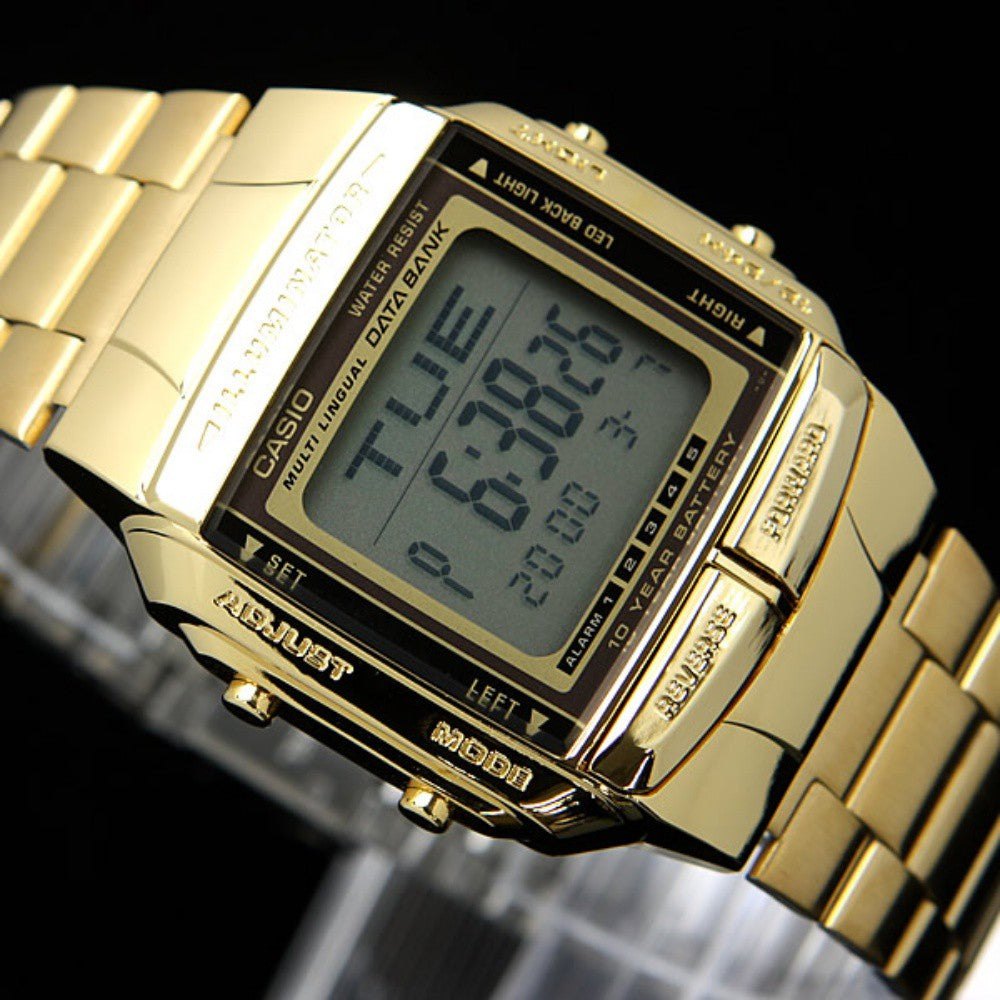 Casio Classic Gold Steel Digital Unisex Watch - DB360G-9