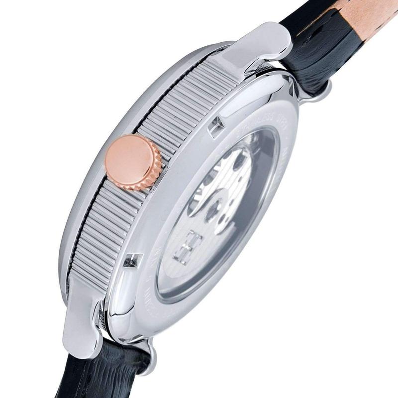 Earnshaw Beaufort Automatic Leather Mens Watch - ES-8047-01