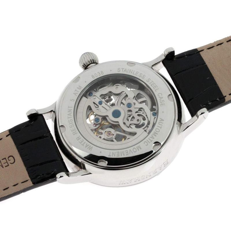 Earnshaw Darwin Automatic Leather Mens Watch - ES-8038-01