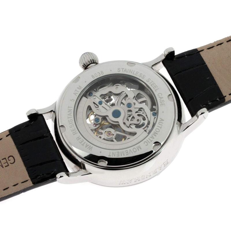 Earnshaw Darwin Automatic Leather Mens Watch - ES-8038-02