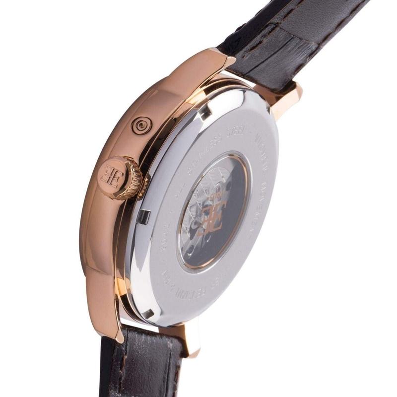 Earnshaw Leather Automatic Watch - ES-8042-05