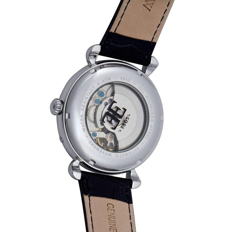 Earnshaw Leather Automatic Watch - ES804602