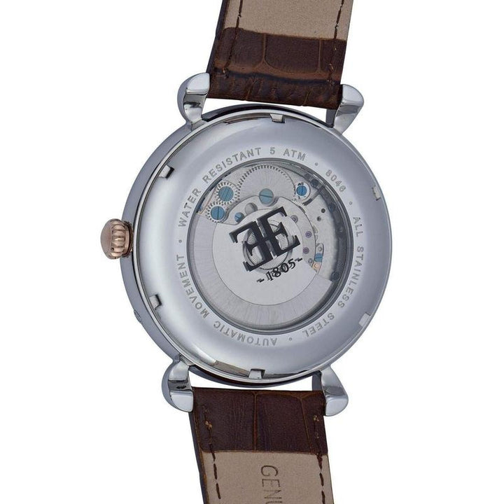 Earnshaw Leather Automatic Watch - ES804604