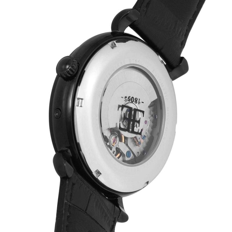Earnshaw Leather Automatic Watch - ES804609