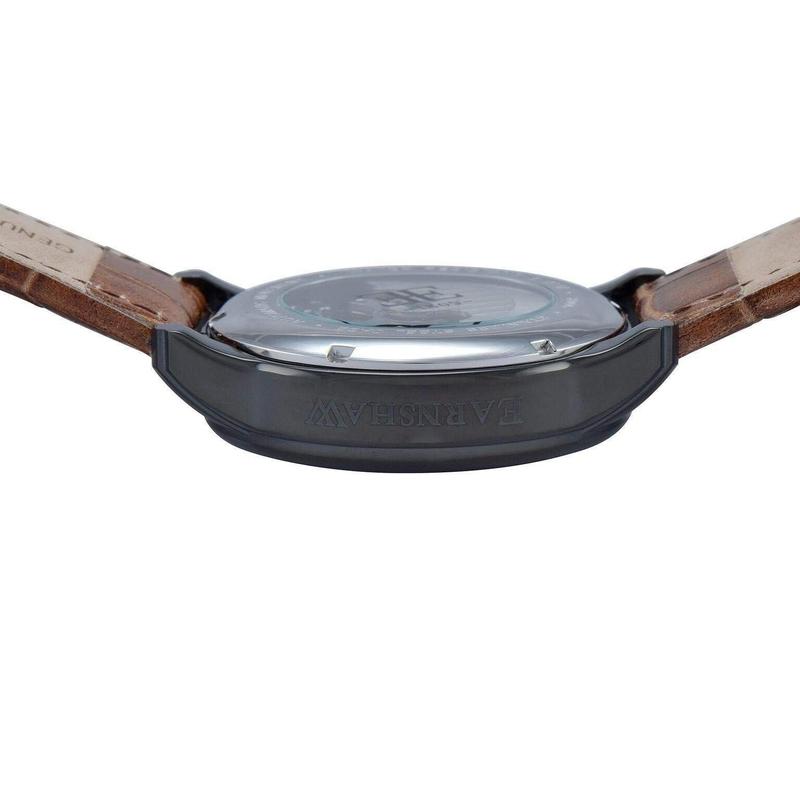 Earnshaw Longitude Men's Leather Automatic Watch - ES-8006-10