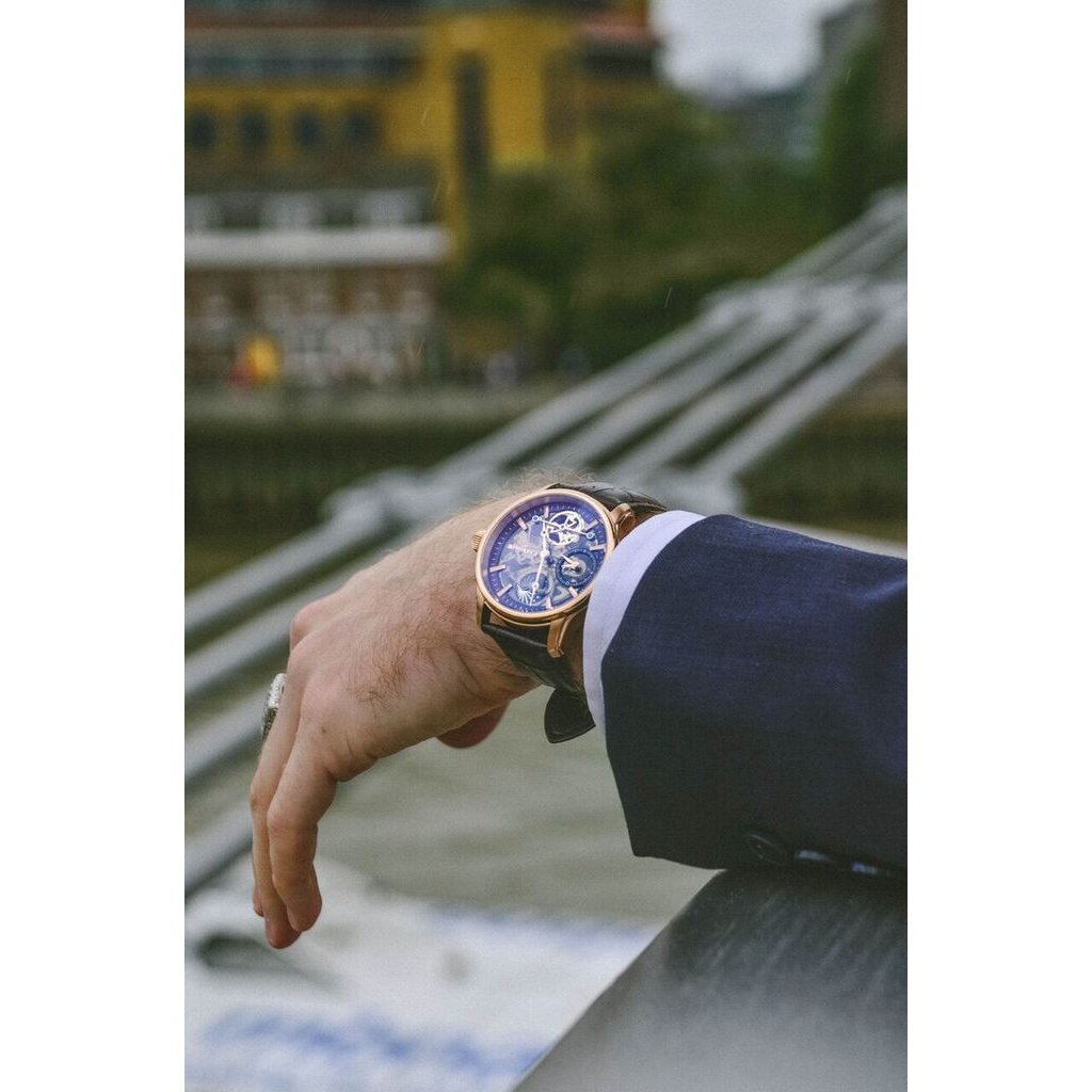 Earnshaw Longitude Shadow Automatic Men's Watch - ES-8063-06