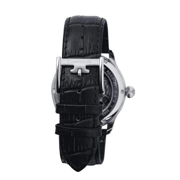 Earnshaw Longitude Shadow Men's Automatic Leather Watch - ES-8063-04