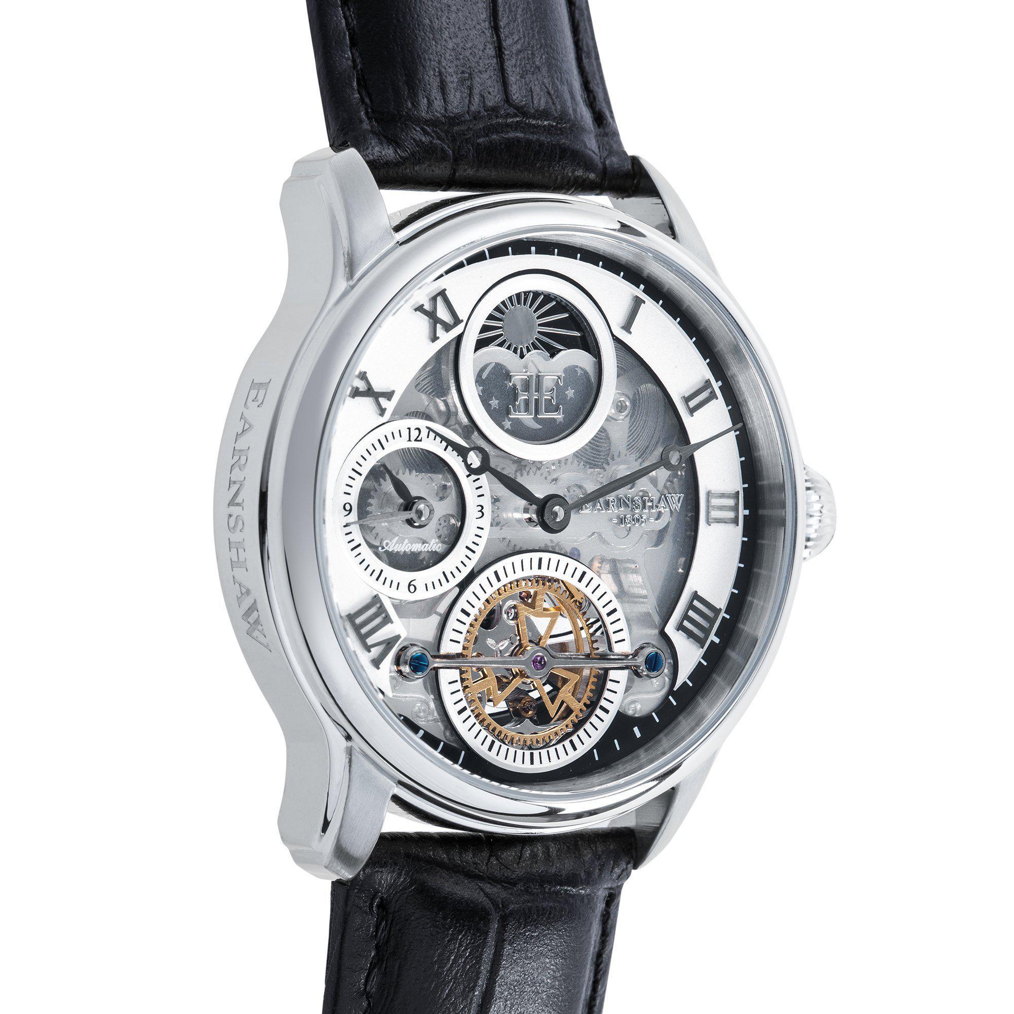 Earnshaw Men's Automatic Longitude Shadow Watch - ES-8063-01