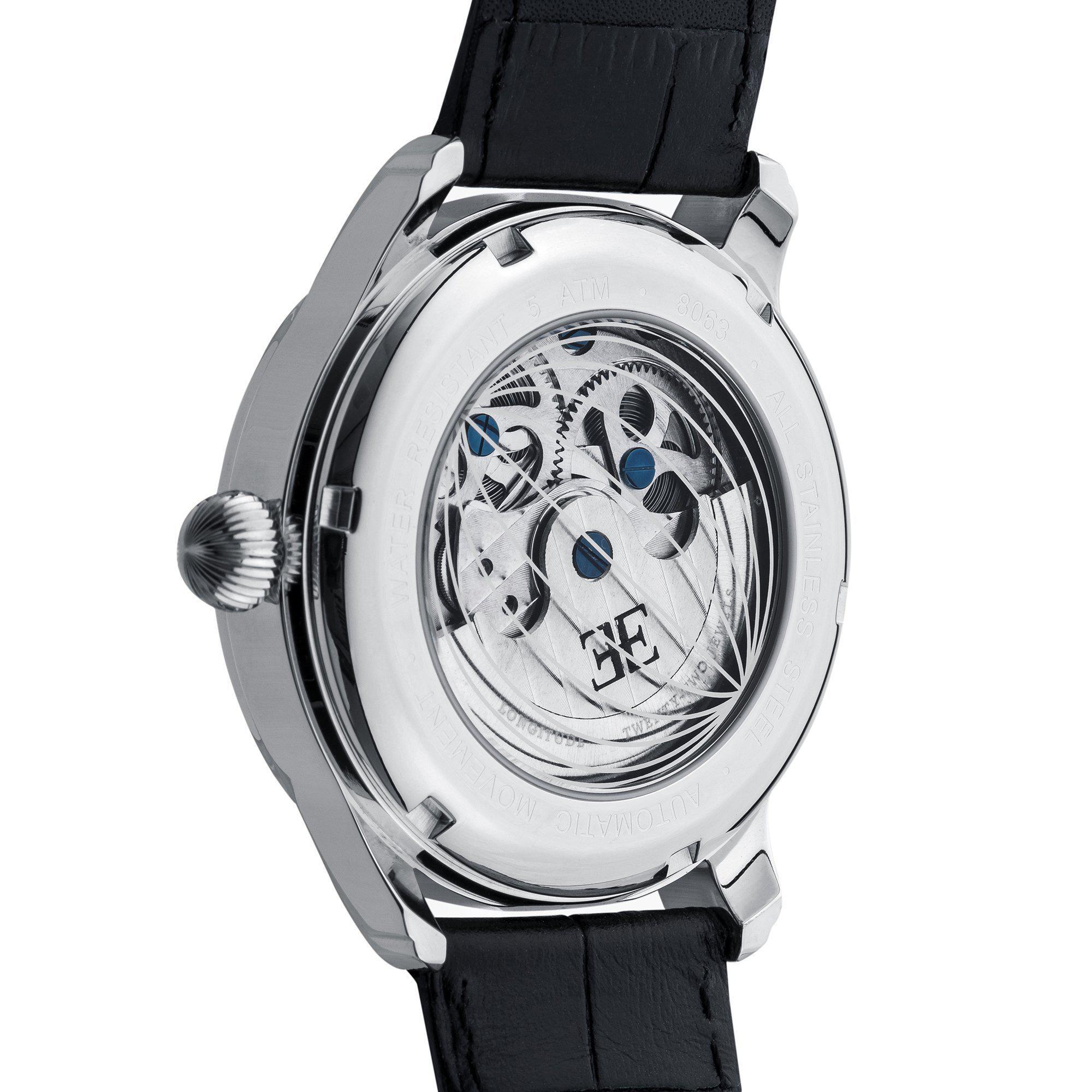 Earnshaw Men's Automatic Longitude Shadow Watch - ES-8063-01