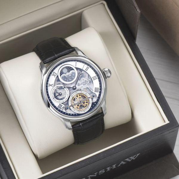 Earnshaw Men's Automatic Longitude Shadow Watch - ES-8063-01