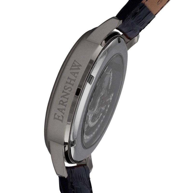 Earnshaw Westminster Automatic Leather Mens Watch - ES-8041-01