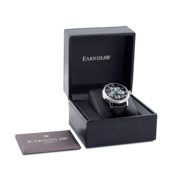Earnshaw Westminster Automatic Leather Mens Watch - ES-8041-01
