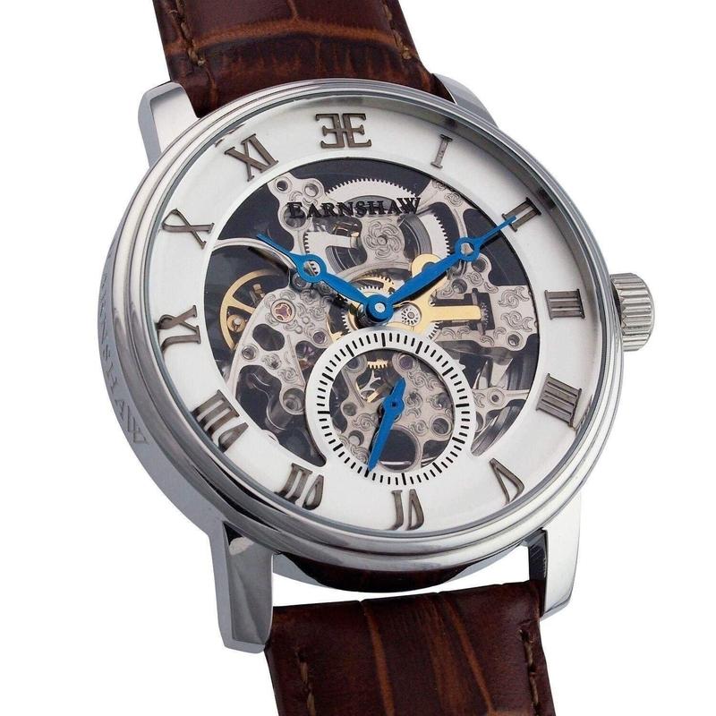 Earnshaw Westminster Automatic Leather Mens Watch - ES-8041-02