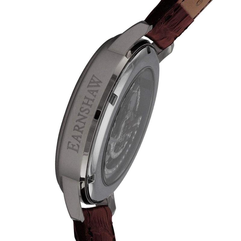 Earnshaw Westminster Automatic Leather Mens Watch - ES-8041-02
