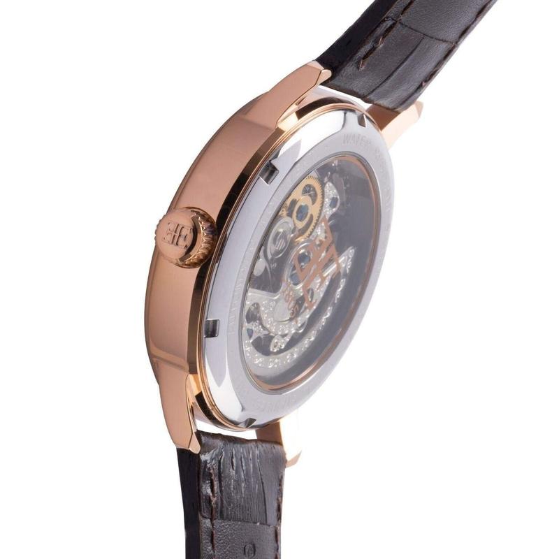 Earnshaw Westminster Automatic Leather Mens Watch - ES-8041-05