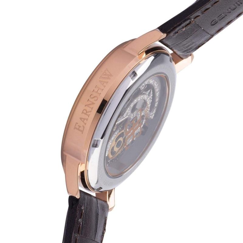 Earnshaw Westminster Automatic Leather Mens Watch - ES-8041-05