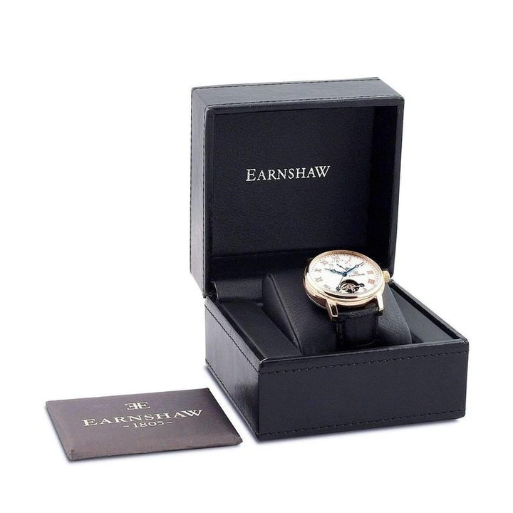 Earnshaw Westminster Automatic Leather Mens Watch - ES-8042-03