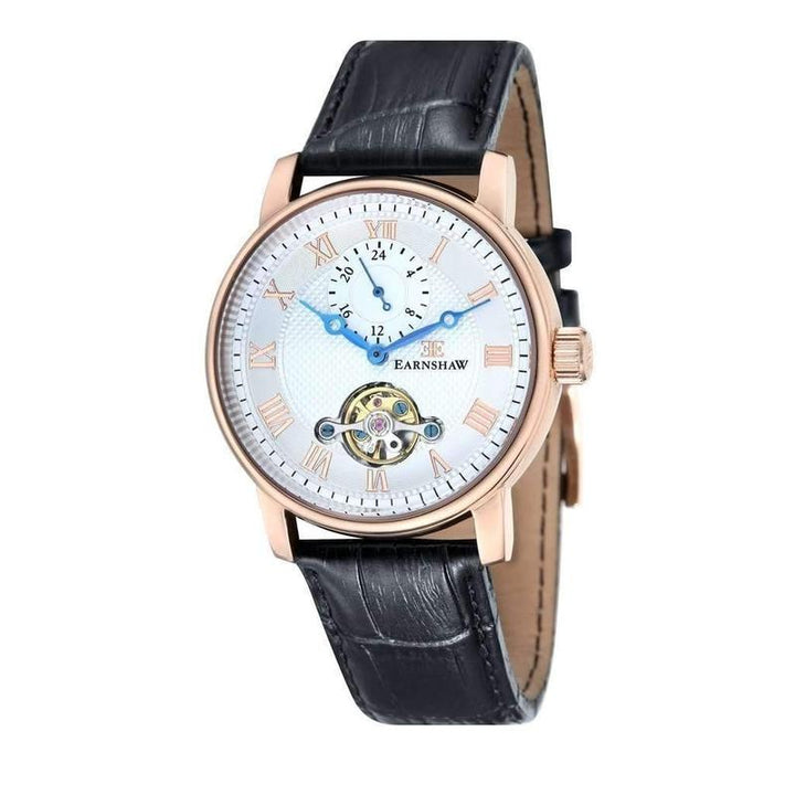 Earnshaw Westminster Automatic Leather Mens Watch - ES-8042-03