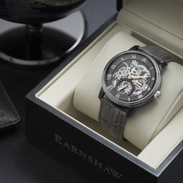 Earnshaw Westminster Men's Automatic Skeleton Watch - ES-8041-07