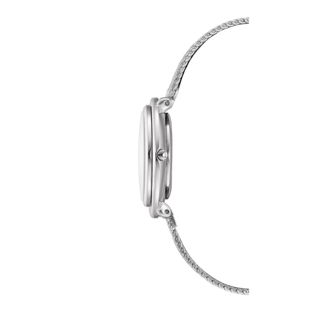 Citizen Ladies Diamond Eco-Drive Silver Steel Mesh Watch - EM0640-82D