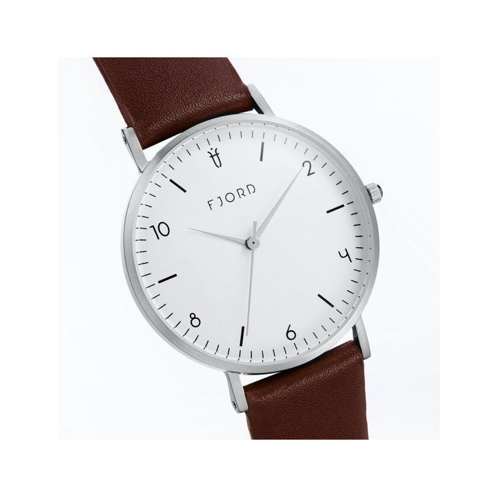 FJORD Brown Leather Watch - FJ-6037-02