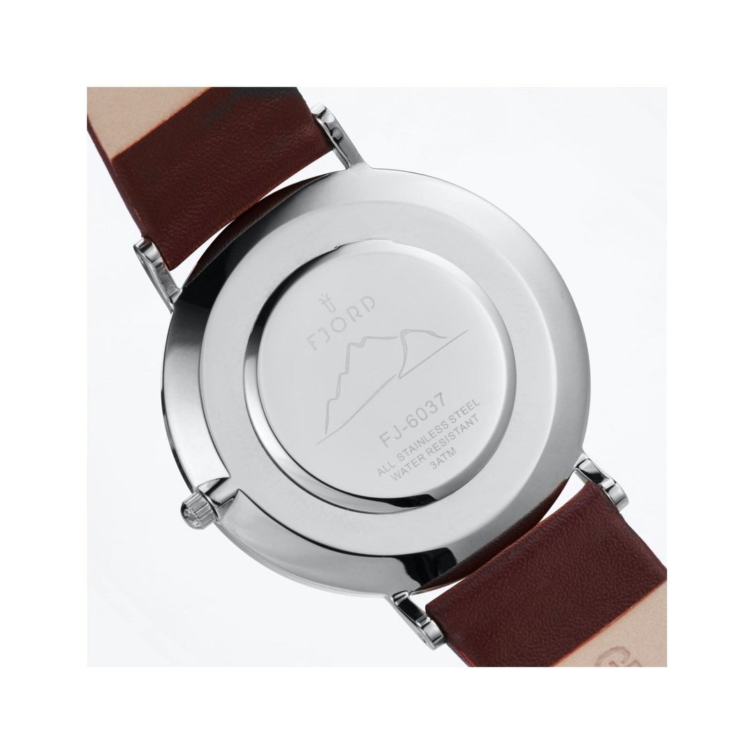 FJORD Brown Leather Watch - FJ-6037-02