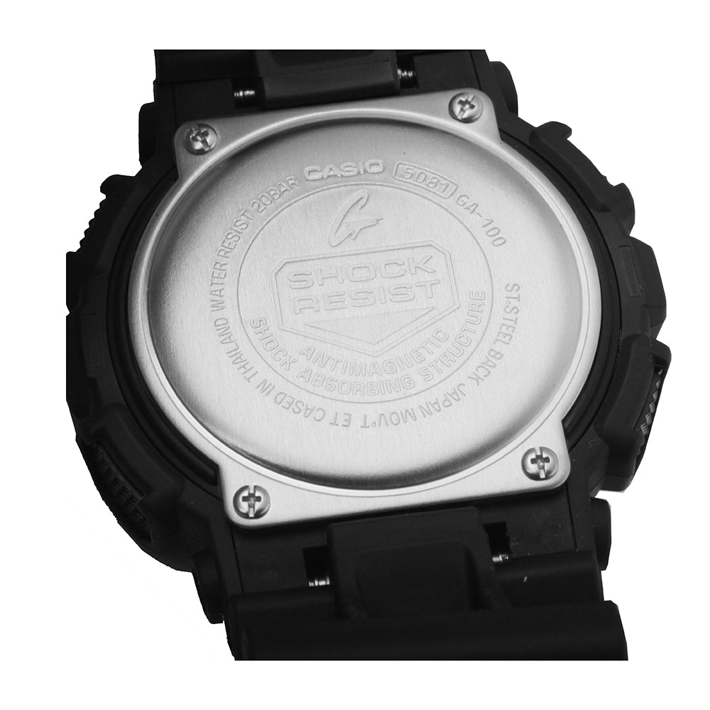 Casio G-SHOCK 55mm Duo Chrono Men's Watch - GA100-1A1