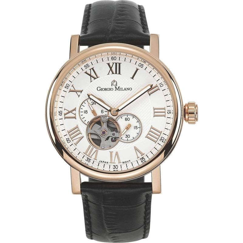 Giorgio Milano Automatic Leather Mens Watch - 933RG022