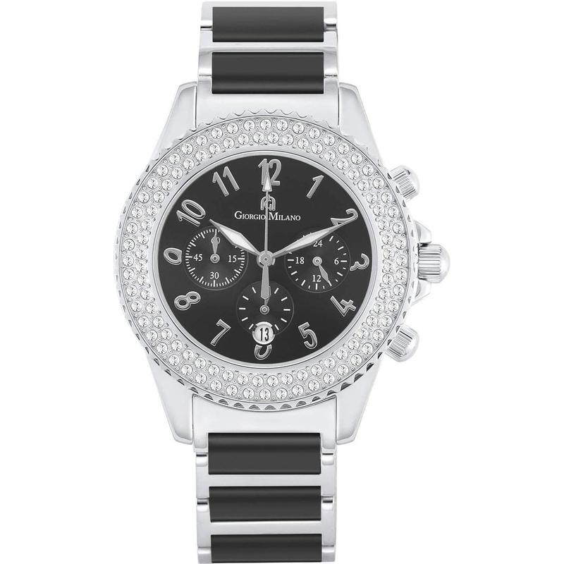 Giorgio Milano Chronograph Ceramic & Stainless Steel Female Watch - 974CBST03