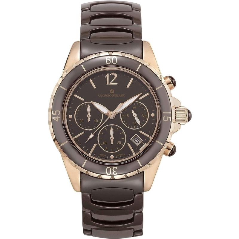 Giorgio Milano Chronograph Ceramic Unisex Watch - 935cbrrg06