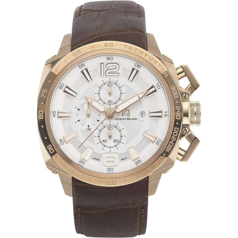 Giorgio Milano Chronograph Leather Mens Watch - 942rg023