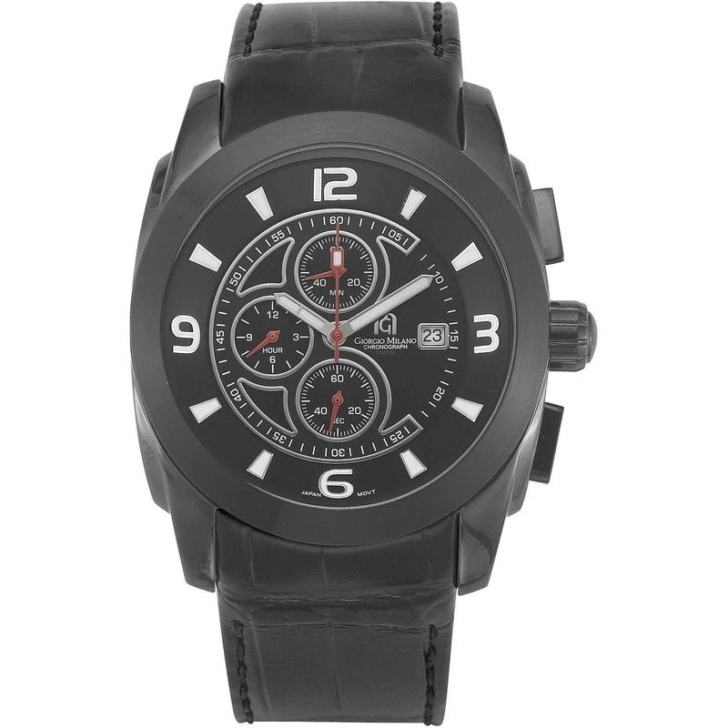 Giorgio Milano Chronograph Leather Mens Watch - 943SBK032