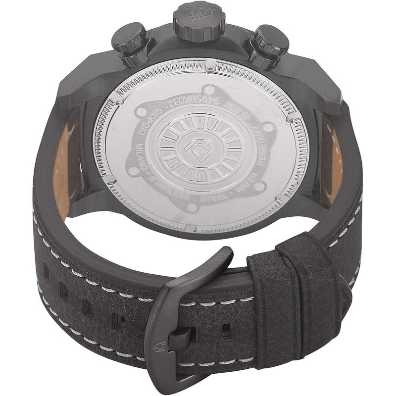 Giorgio Milano Chronograph Leather Mens Watch - 949sbk032