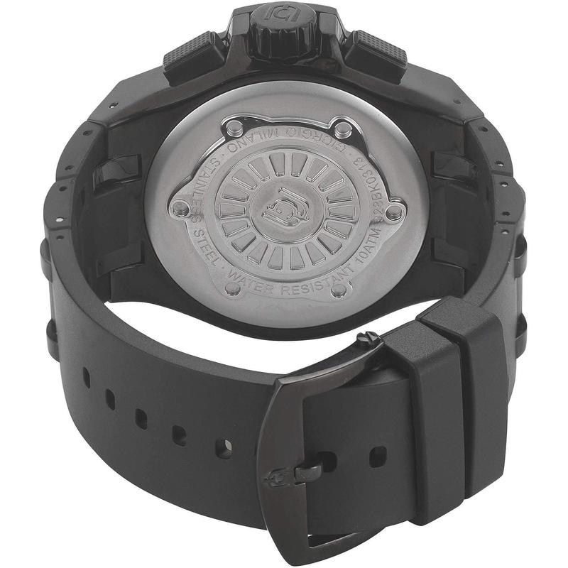 Giorgio Milano Chronograph Rubber Mens Watch - 928sbk0313