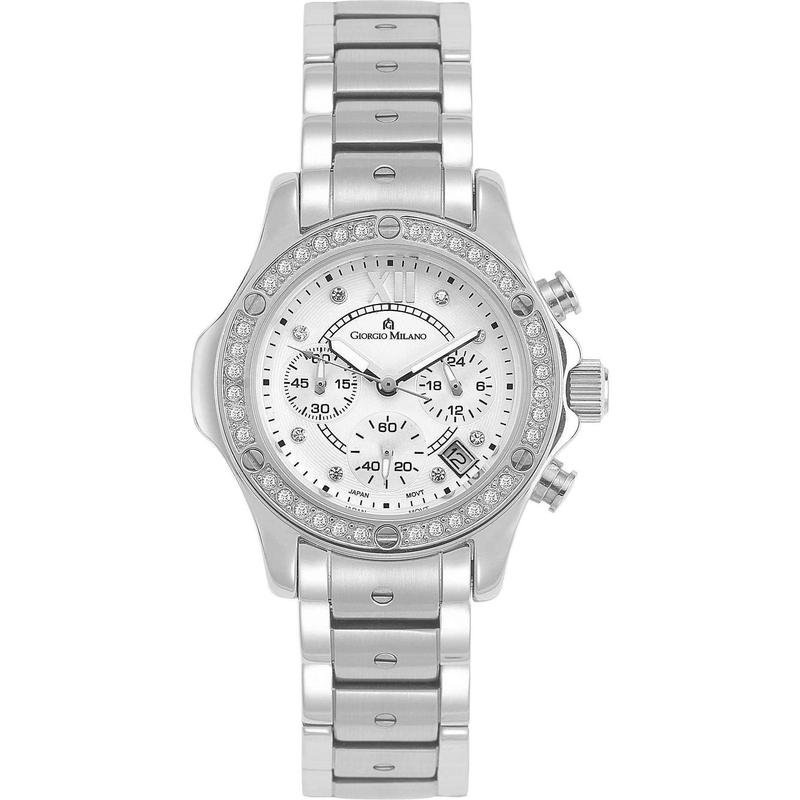 Giorgio Milano Chronograph Stainless Steel Ladies Watch - 814ST02