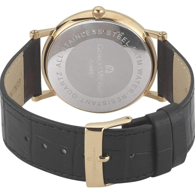 Giorgio Milano Slim Leather Mens Watch - 856RG012