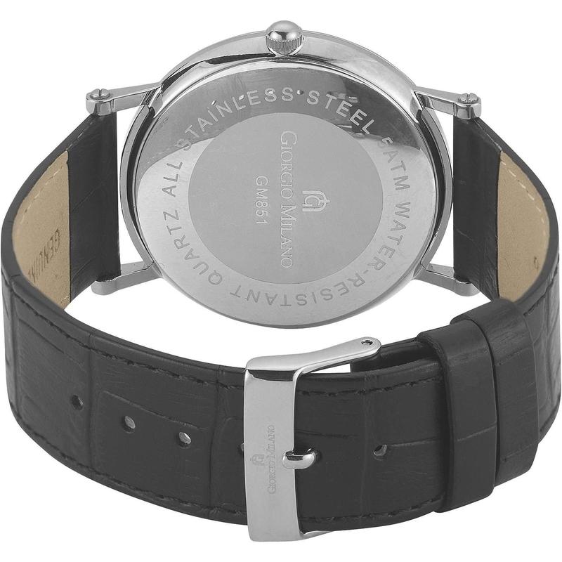 Giorgio Milano Slim Leather Mens Watch - 856ST012