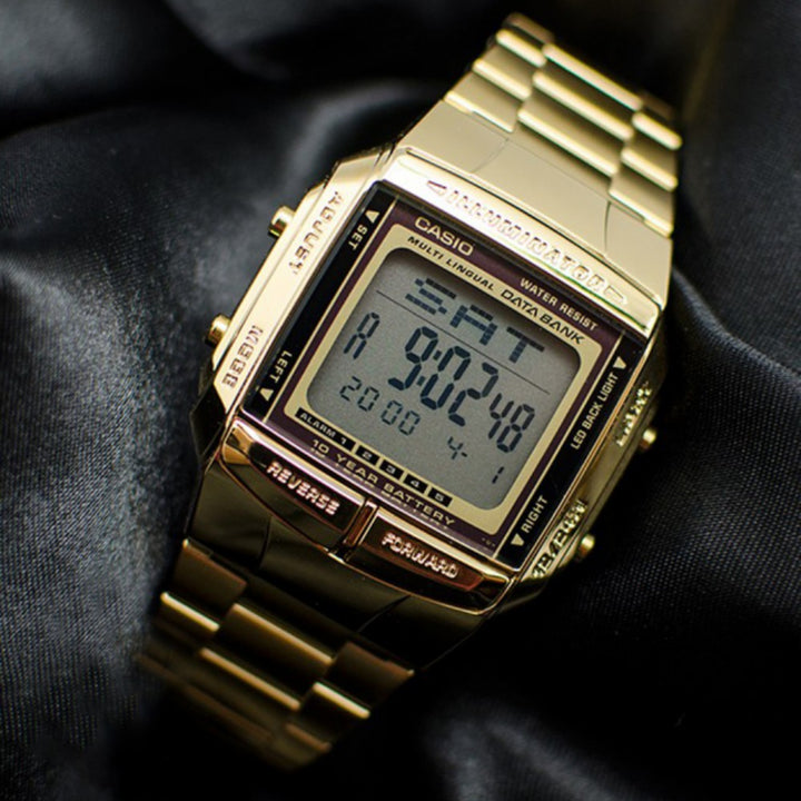 Casio Classic Gold Steel Digital Unisex Watch - DB360G-9