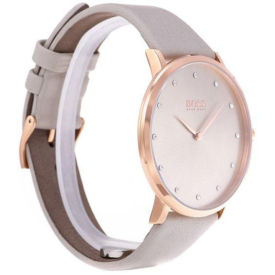 Hugo boss jillian outlet rose gold watch