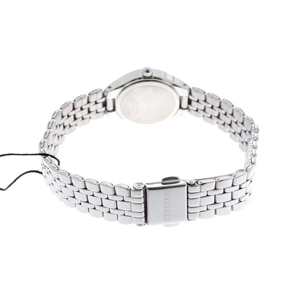 Citizen Ladies Swarovski Crystals Stainless Steel Quartz Watch - EJ6140-57D