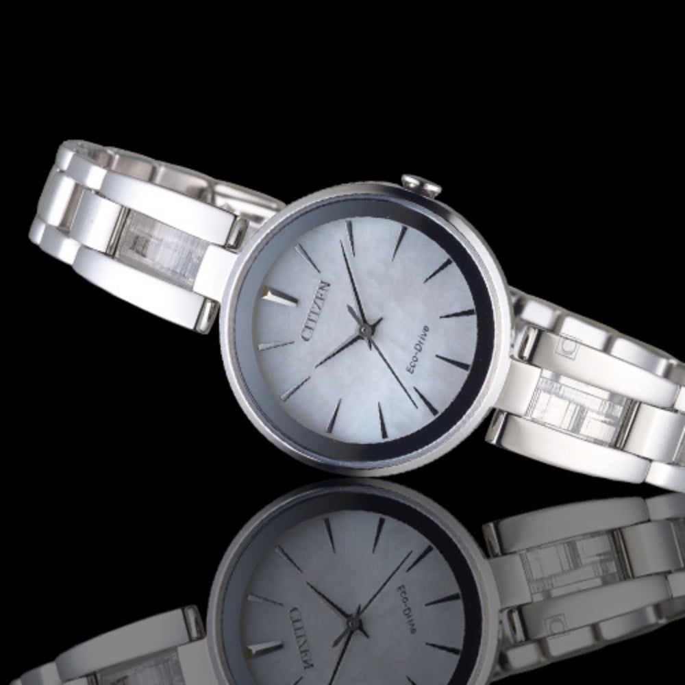 Citizen Ladies Dress Eco-Drive Stainless Steel Watch - EM0631-83D