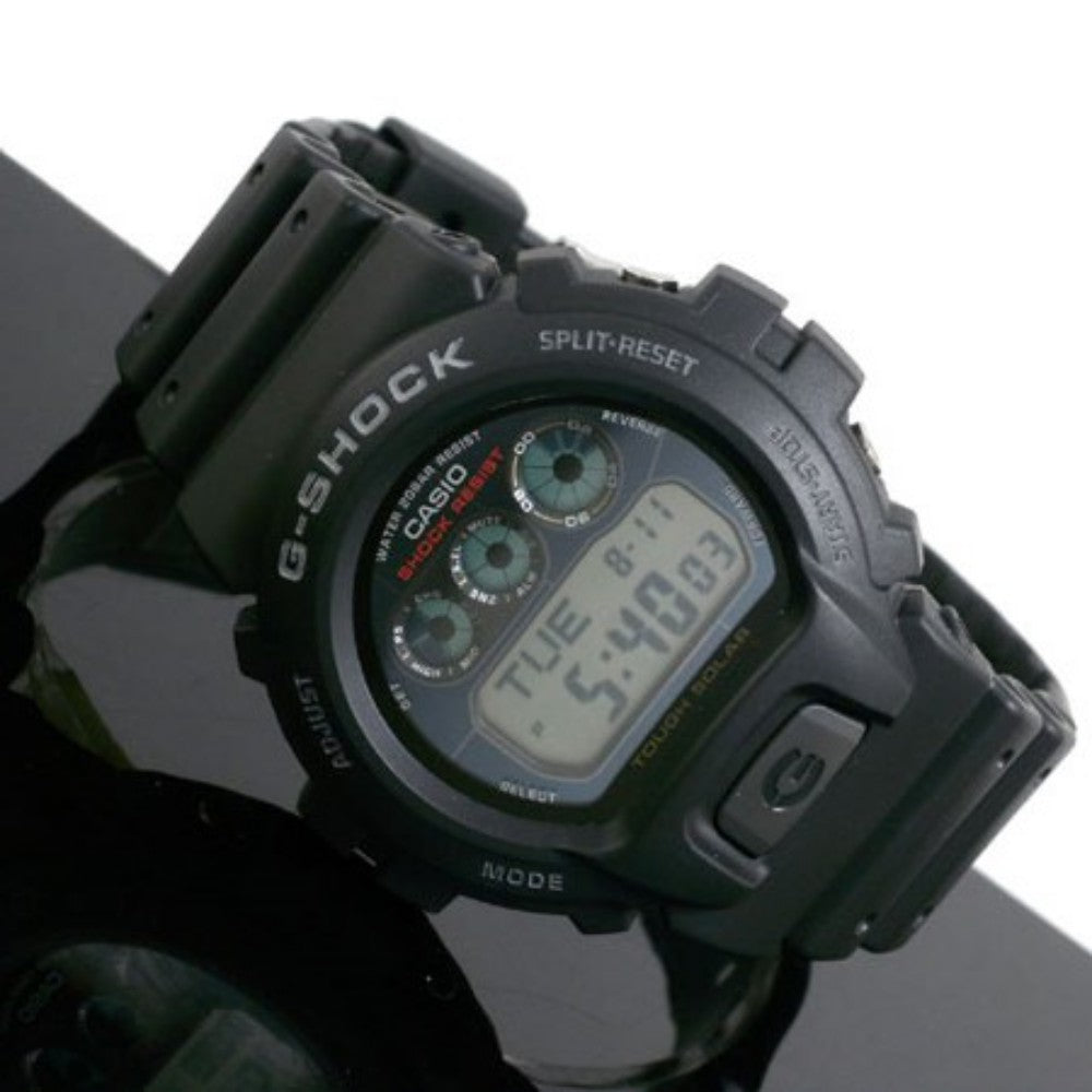 Casio G-SHOCK Tough Solar Black Digital Resin Men's Watch - G6900-1