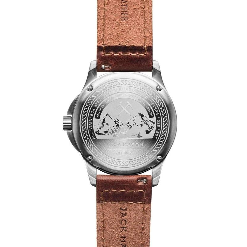 Jack Mason Field Leather Mens Watch - JM-F101-001