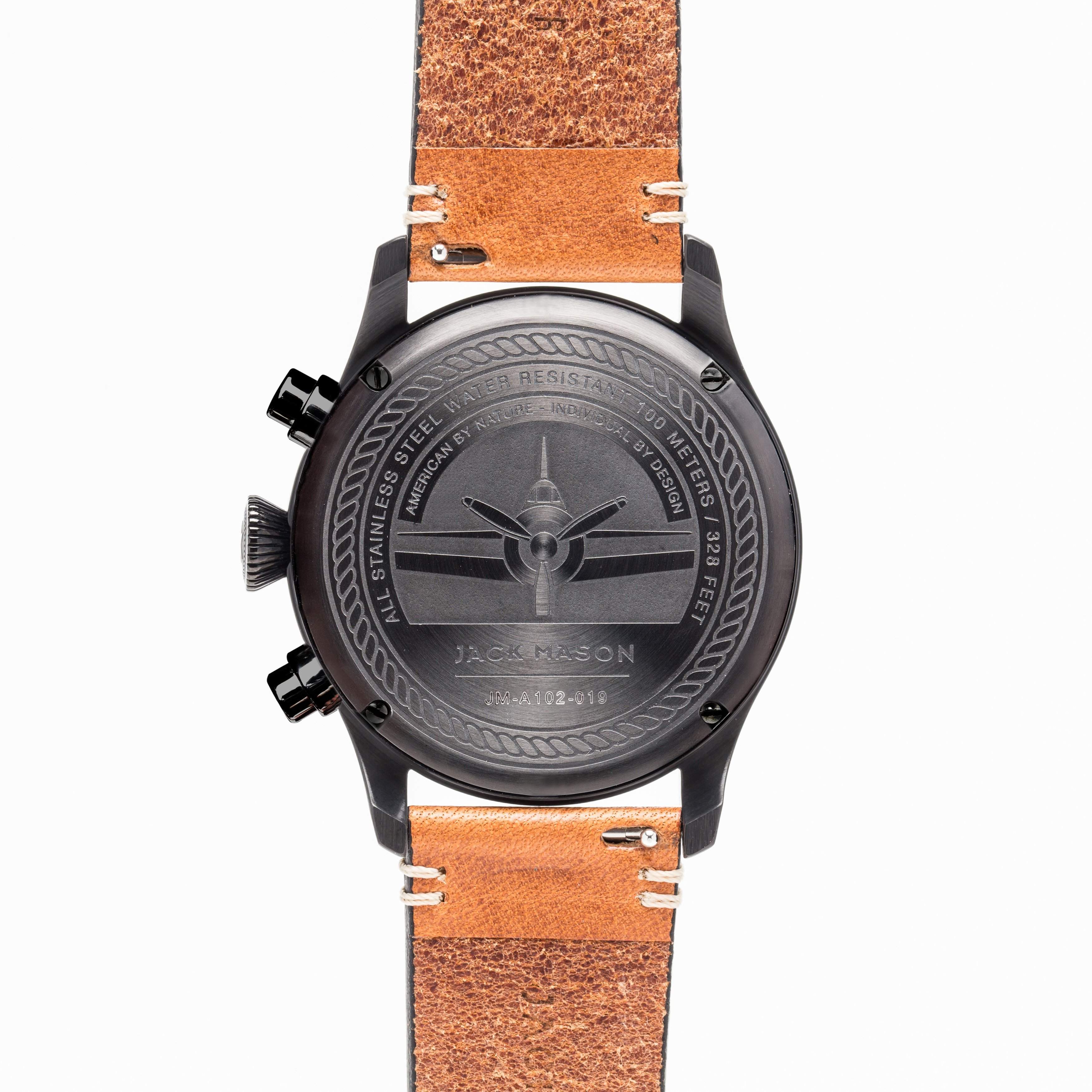 Jack mason outlet a102 aviator chronograph