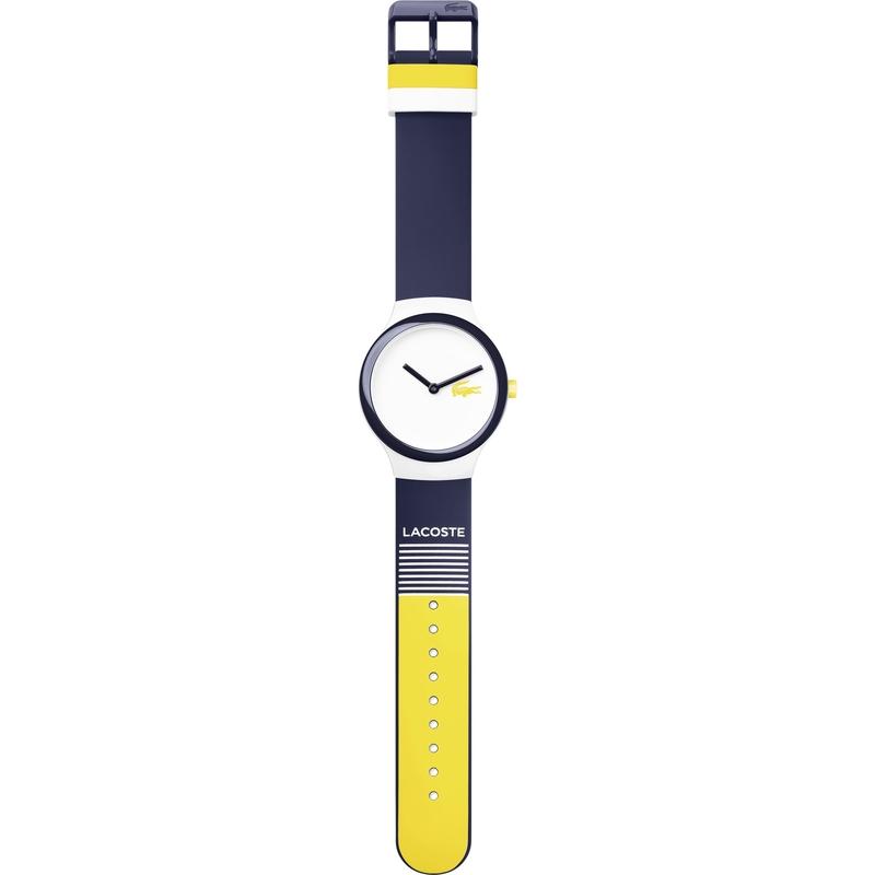 Lacoste Goa New Blue & Yellow Silicone Unisex Watch - 2020124