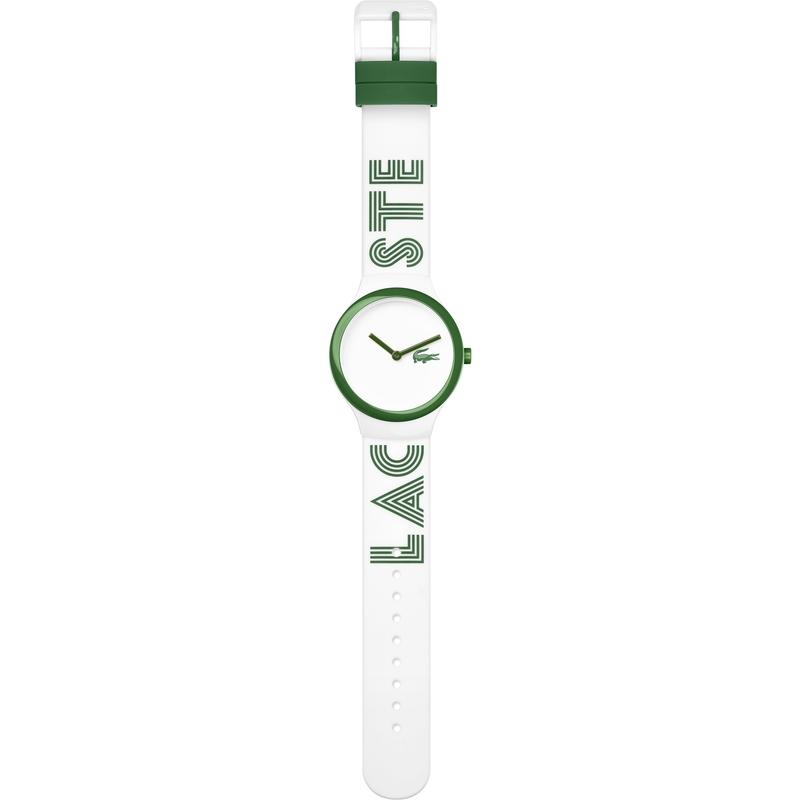 Lacoste Goa New White & Green Silicone Unisex Watch - 2020104