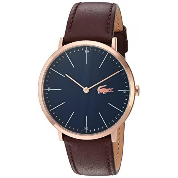 Lacoste Moon Brown Leather Mens Watch - 2010871